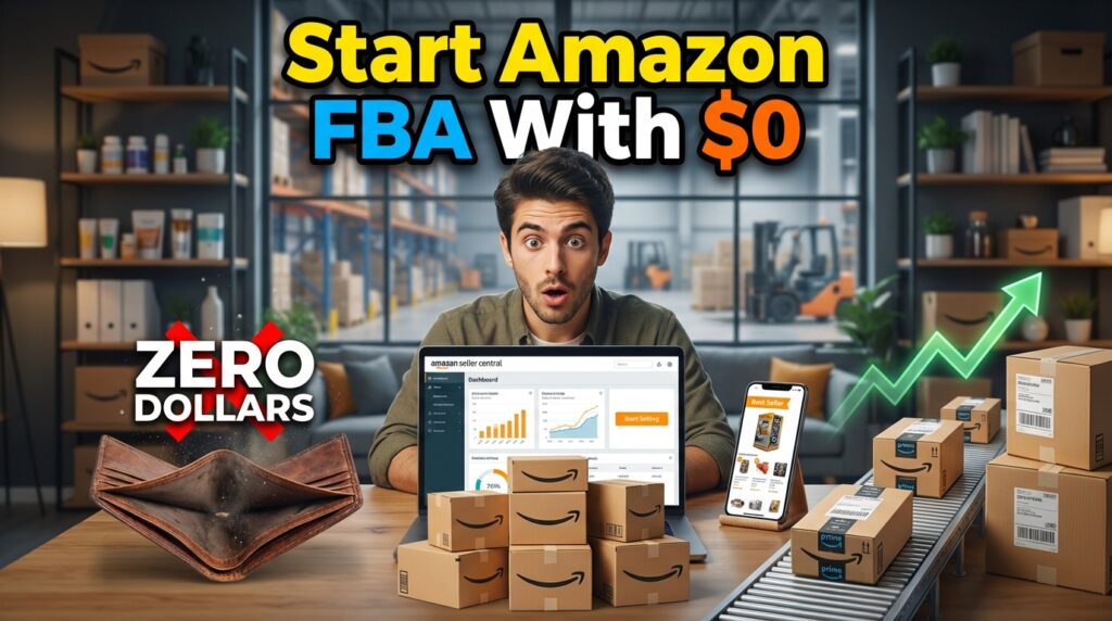 how to start amazon fba with no money