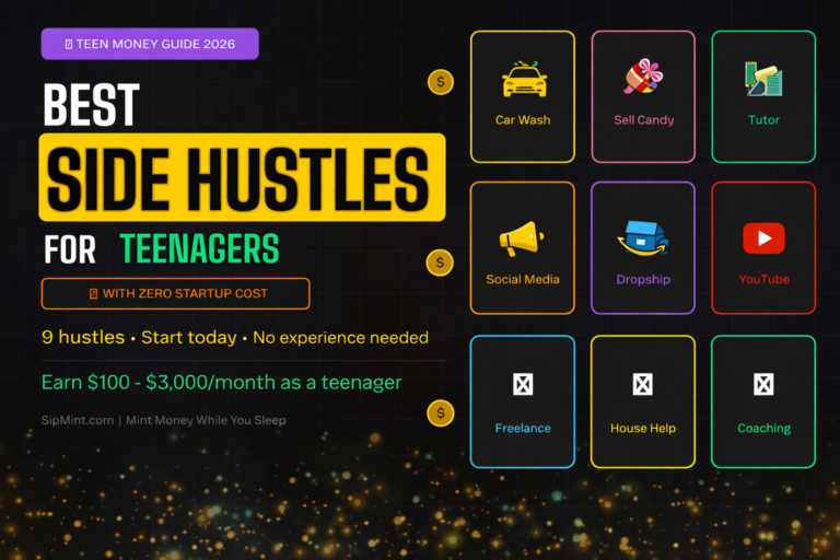 Best Side Hustles for Teenagers With No Money (Start Earning Today in 2026)